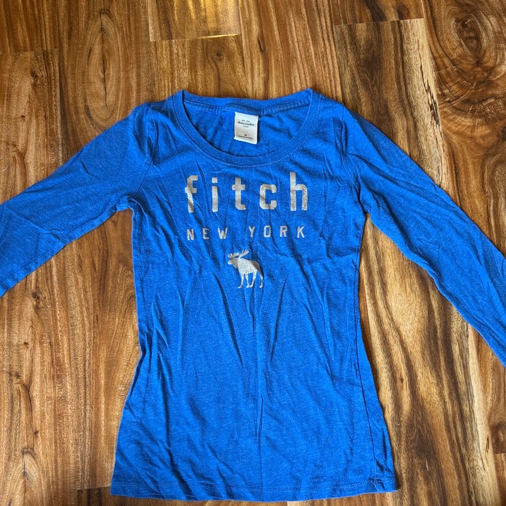 Kids Blue Long Sleeve Shirt